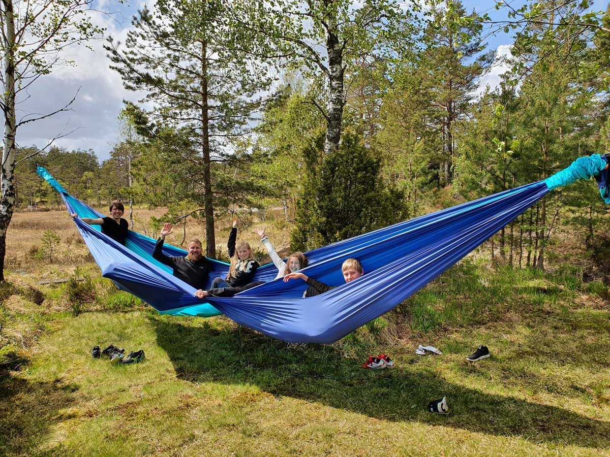 Ticket To The Moon Mammock Turquoise/Blue – - Main Image