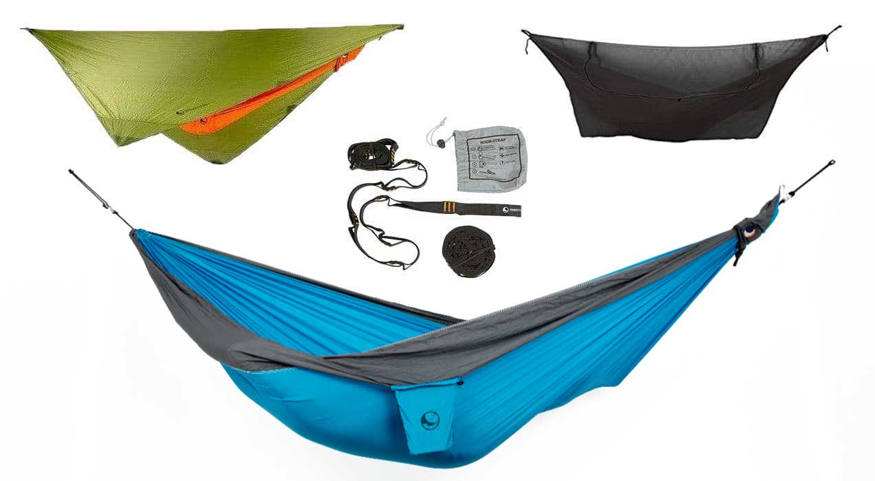 Trevennlig Deluxe-pakke - Sort myggnett